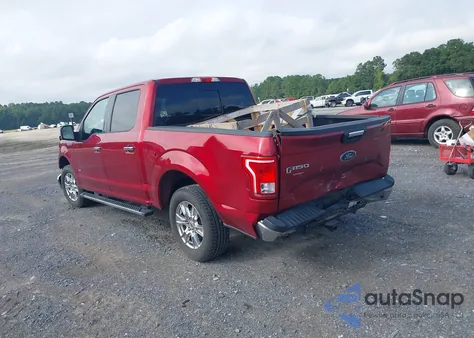 2017 Ford F150 Supercrew из США, поврежденный, VIN 1FTEW1CP6HFA80769